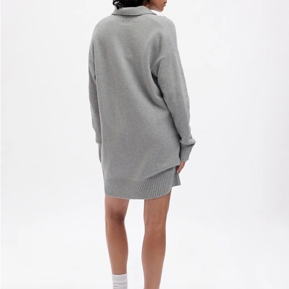 🩷2/$30❤️GAP CashSoft Polo Mini Sweater Dress Size XXL - Picture 2 of 6